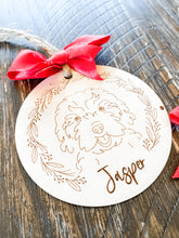 Load image into Gallery viewer, Customized Dog Ornament

