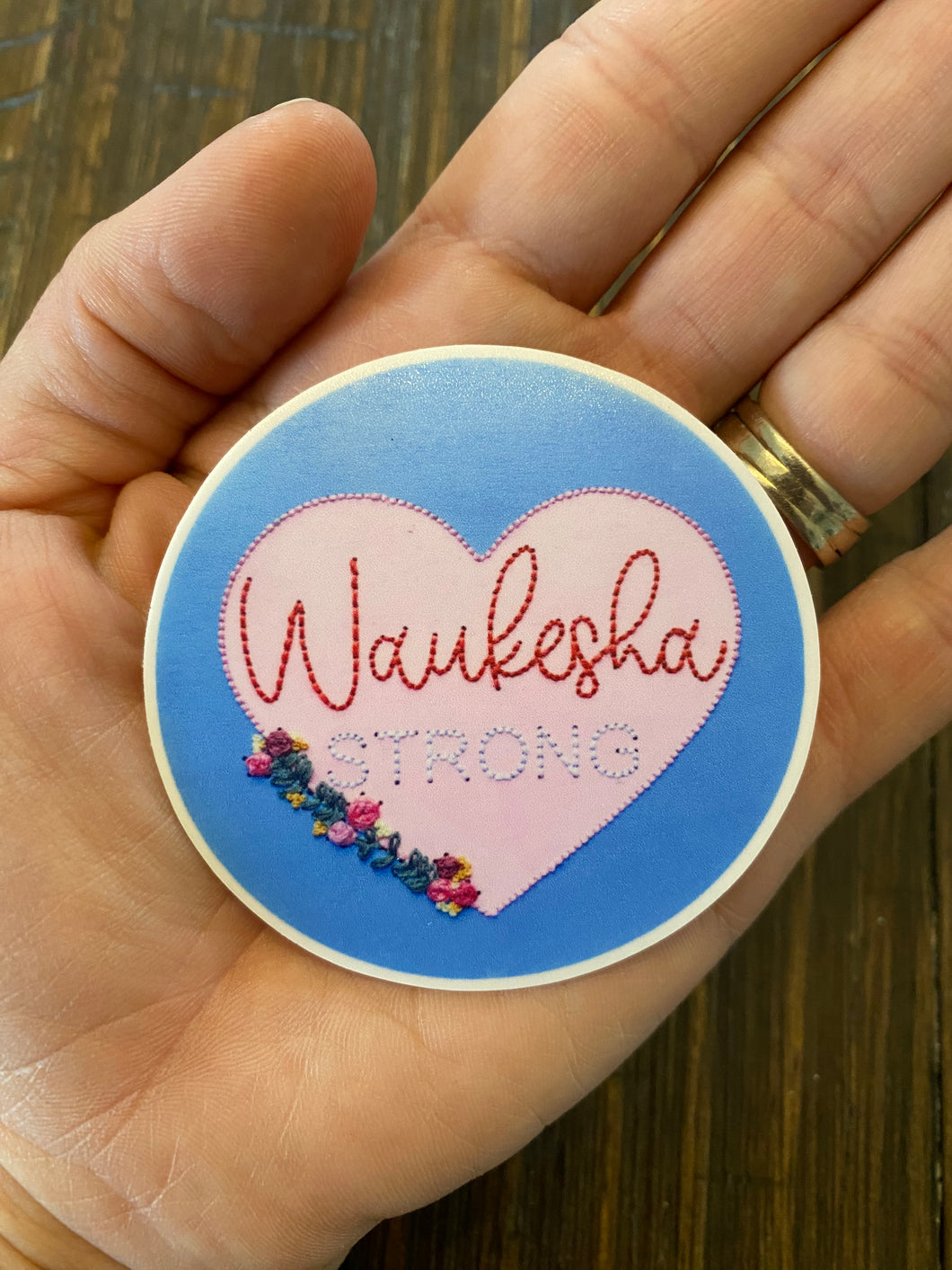 Waukesha Strong Sticker