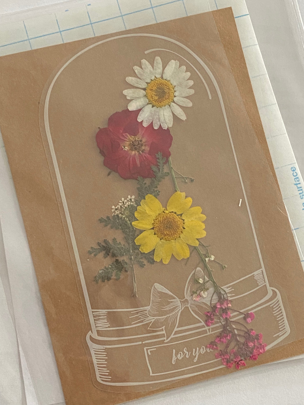 Pressed Flower Bookmark