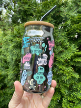 Load image into Gallery viewer, My Daily Affirmations Glass Tumbler
