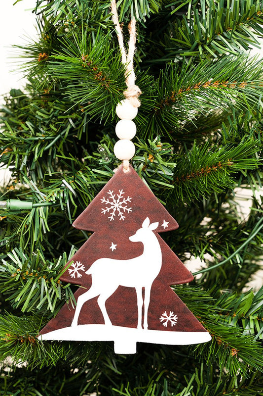 7.5 x 5 Woodland Deer Tree Hanging Decor