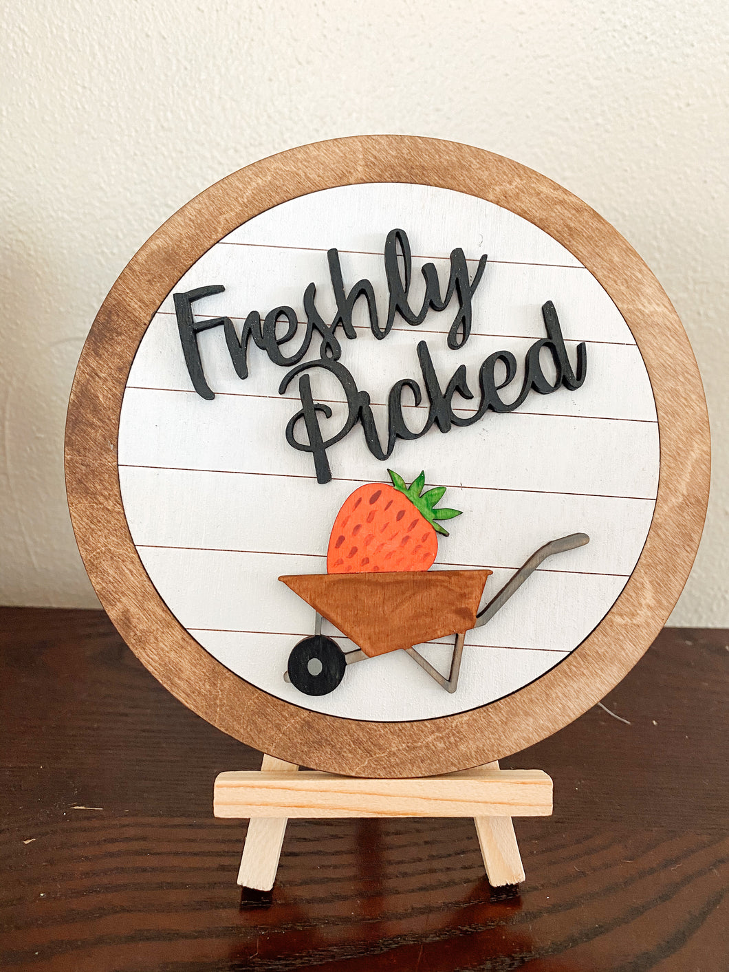 Freshly Picked Strawberry Interchangeable Frame