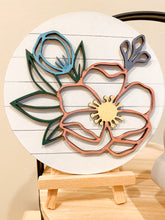 Load image into Gallery viewer, Interchangeable floral farmhouse Decour
