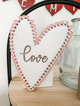 Load image into Gallery viewer, “Love” Wood Woven Heart
