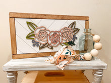 Load image into Gallery viewer, Floral Farmhouse Sign
