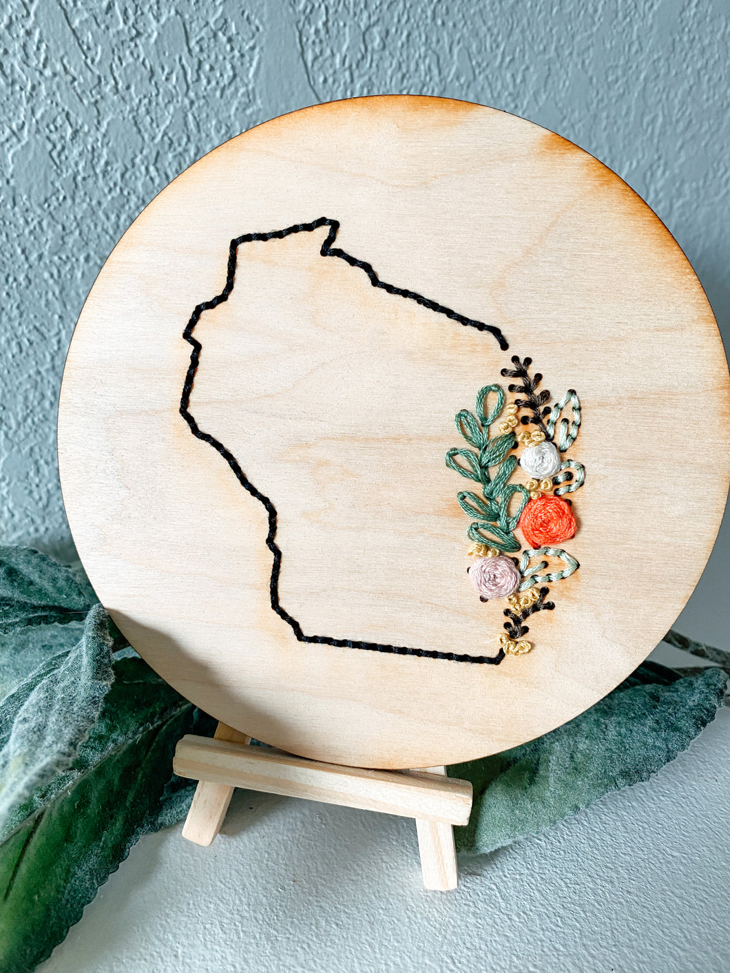 Floral Embroidery Decor