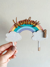 Load image into Gallery viewer, Rainbow Cake Topper
