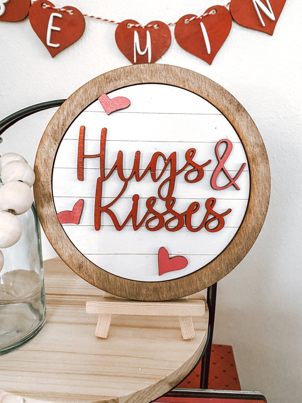 Hugs & Kisses Interchangeable Farmhouse Frame