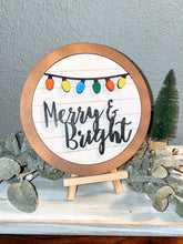 Load image into Gallery viewer, Merry &amp; Bright Interchangeable Insert
