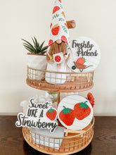 Load image into Gallery viewer, Sweet like a Strawberry Laser Cut Decor
