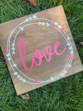 Load image into Gallery viewer, Love Wooden Sign
