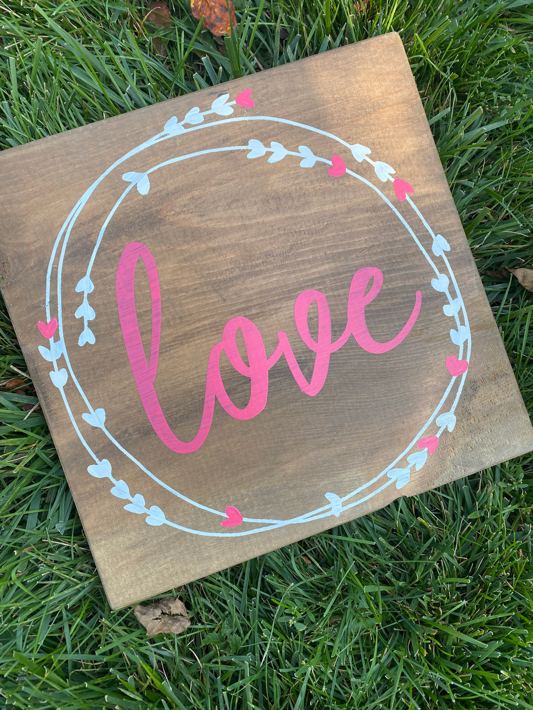 Love Wooden Sign
