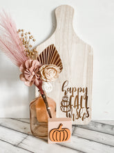 Load image into Gallery viewer, Happy Fall Wishes Engraved Decorative Board

