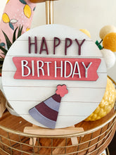 Load image into Gallery viewer, Happy Birthday Interchangeable Frame
