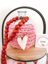 Load image into Gallery viewer, XO Red Bead Garland
