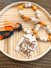 Load image into Gallery viewer, Thanksgiving Tag Wooden Garland
